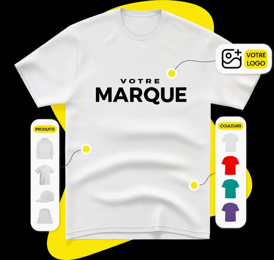 Personnalisation de vêtements avec votre marque