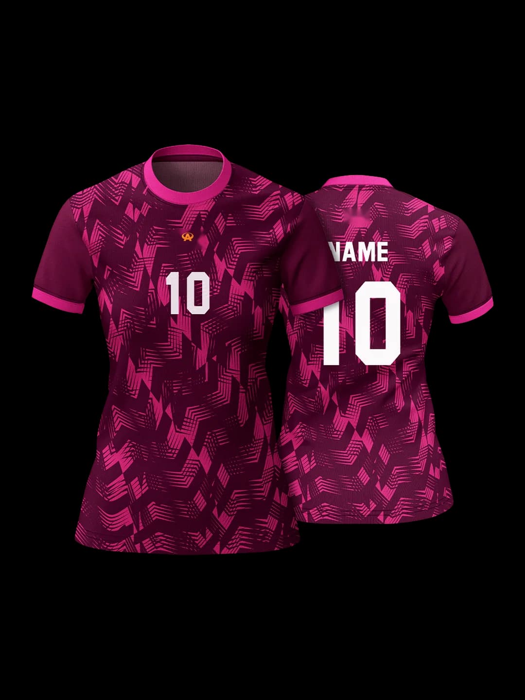 Tenue de handball – Bordeaux zigzag