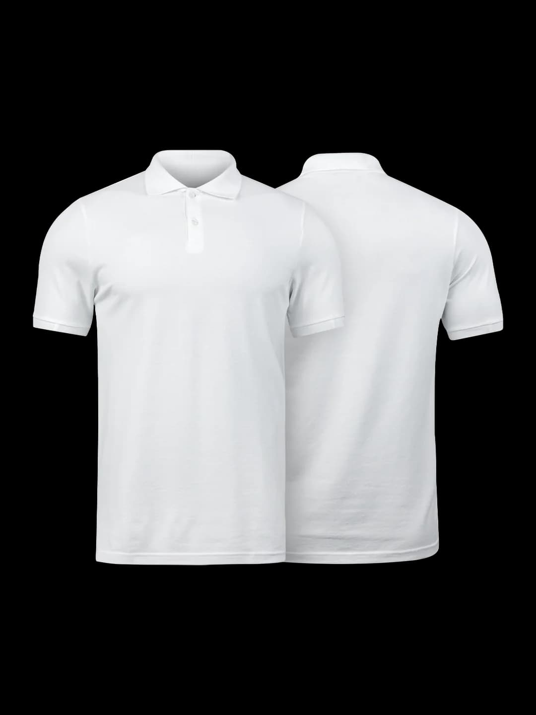Polo Club personnalisé, coloris Blanc : vue avant